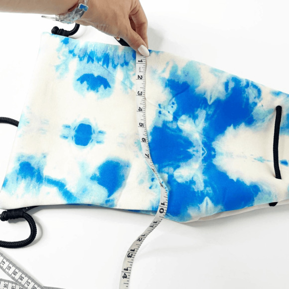 Triangl Swimwear Neoprene Tie Dye Pool Beach Bag Drawstring Pouch Backpack - Picture 4 of 4